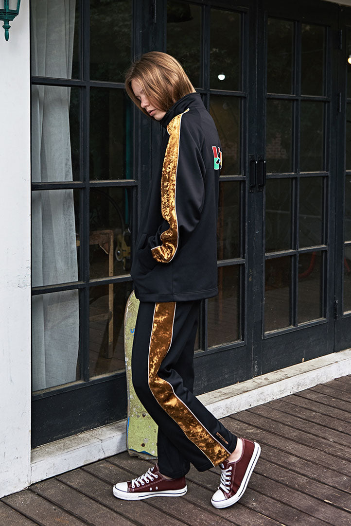 Side Line Track Pants - Black
