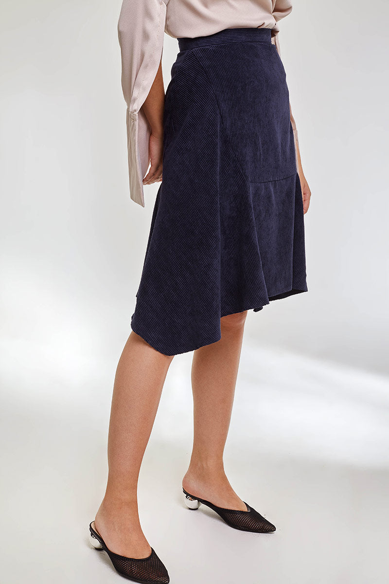 Caitlin Navy Skirt