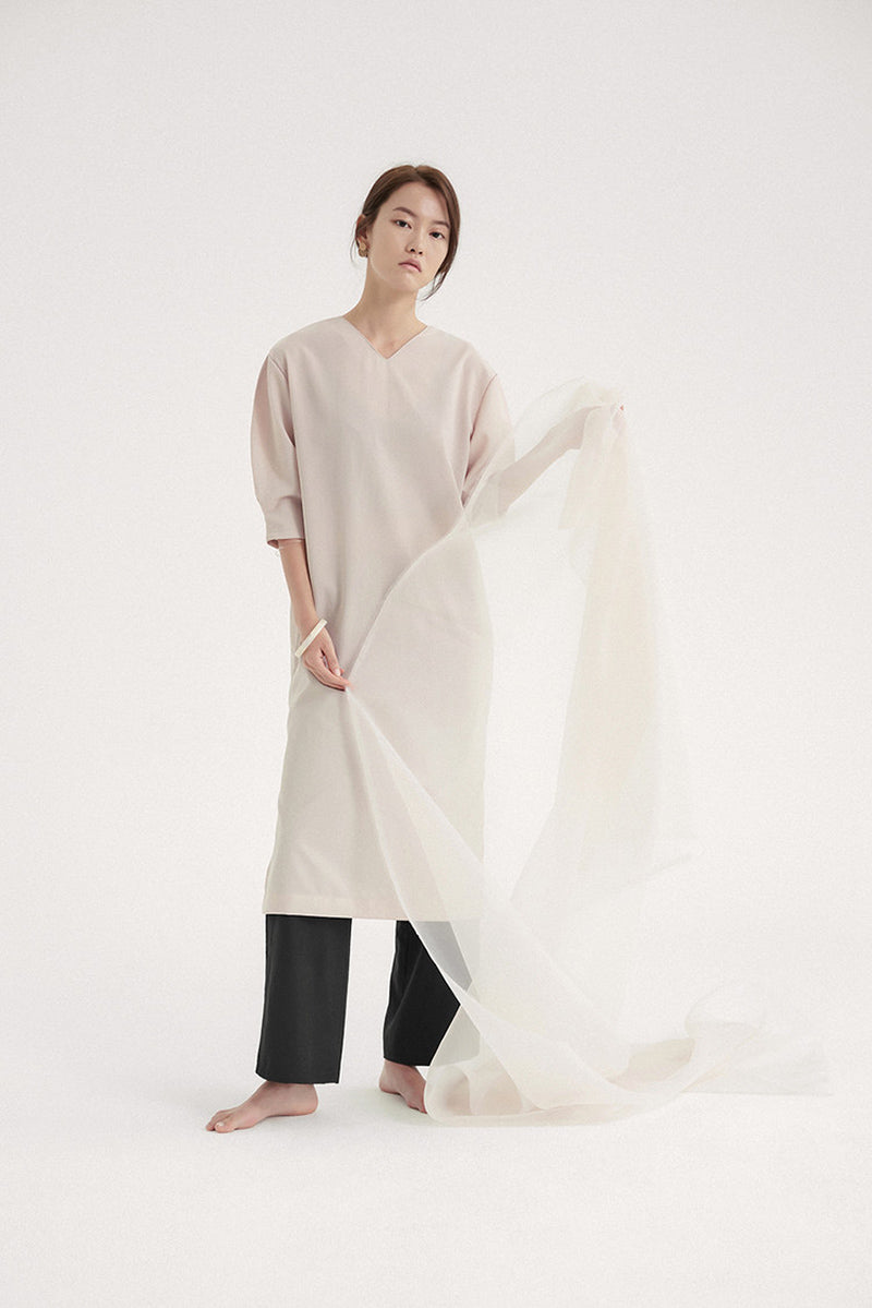 Capsule Robe Dress Beige
