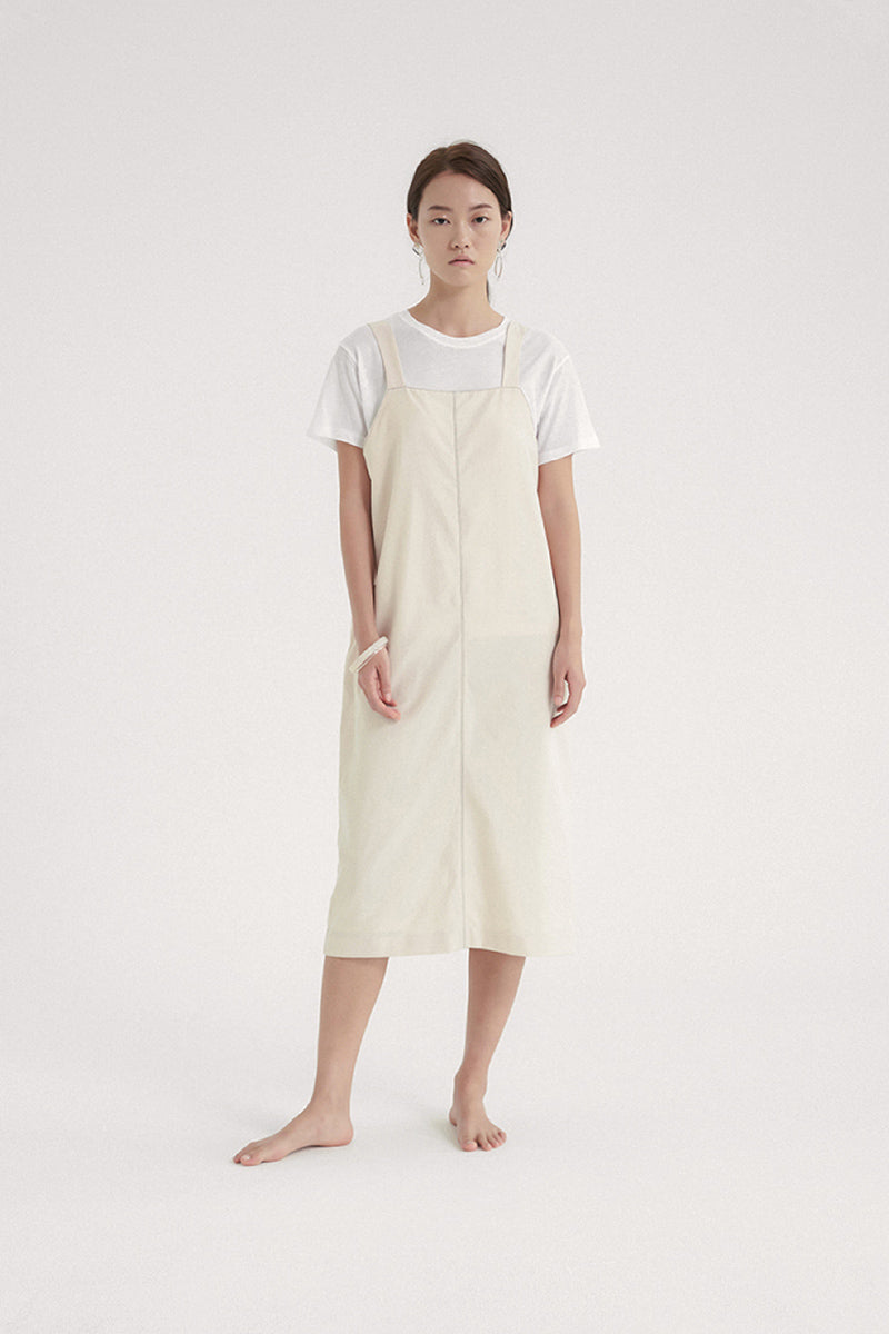 Capsule Stitch Dress Cream