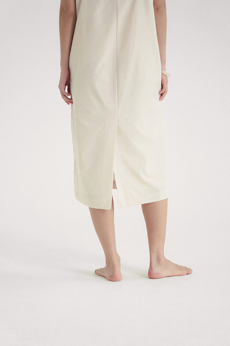 Capsule Stitch Dress Cream