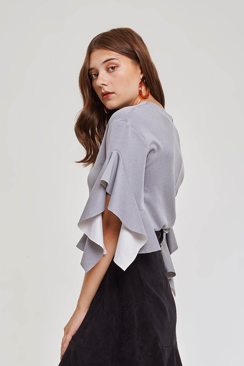 Lyie Grey Top
