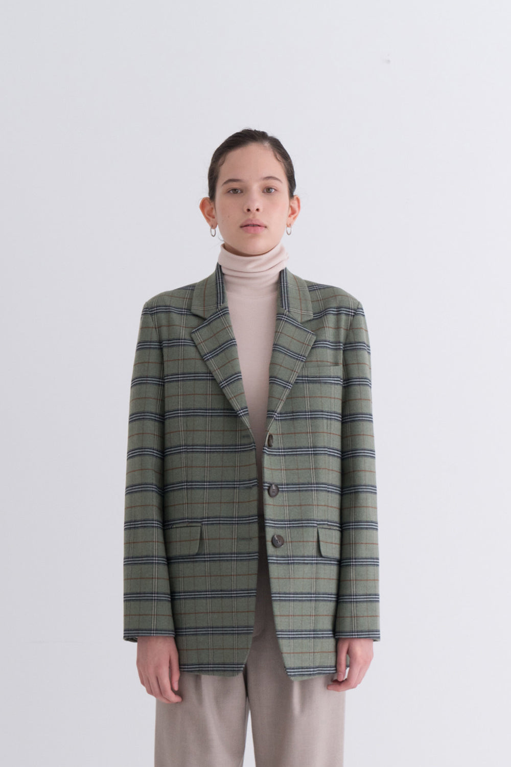 Vintage Check Daily Jacket Green