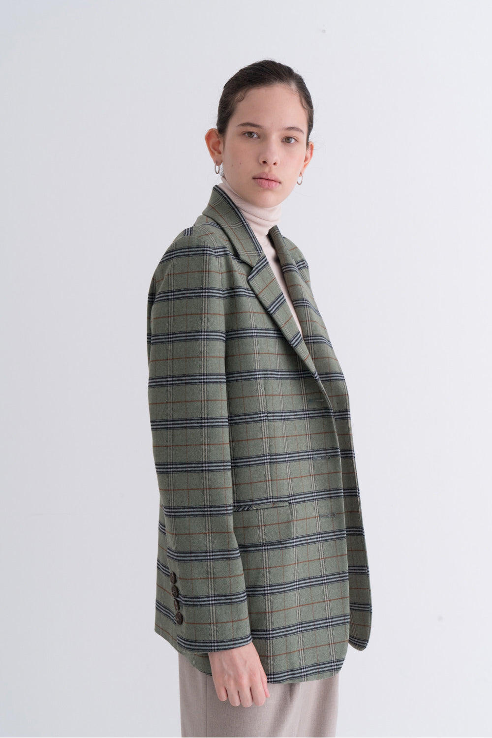 Vintage Check Daily Jacket Green