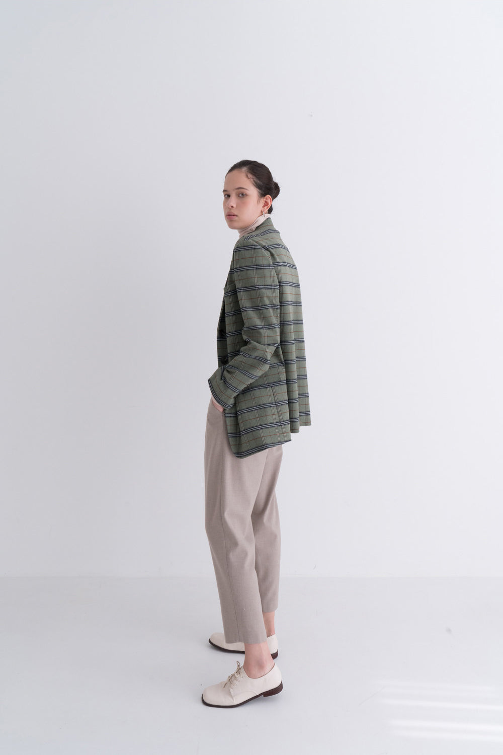 Vintage Check Daily Jacket Green