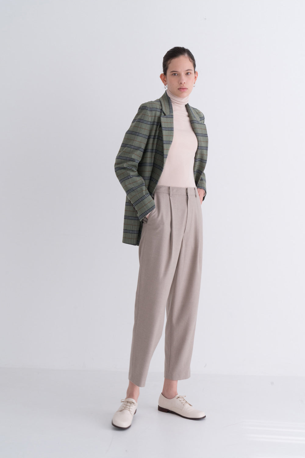 Vintage Check Daily Jacket Green