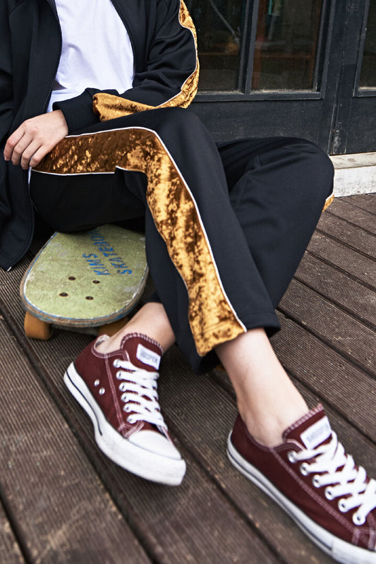 Side Line Track Pants - Black