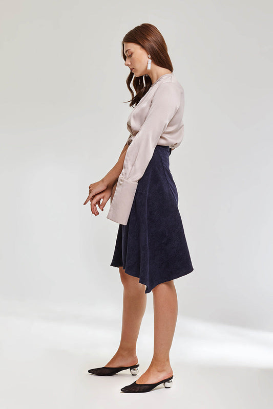 Caitlin Navy Skirt