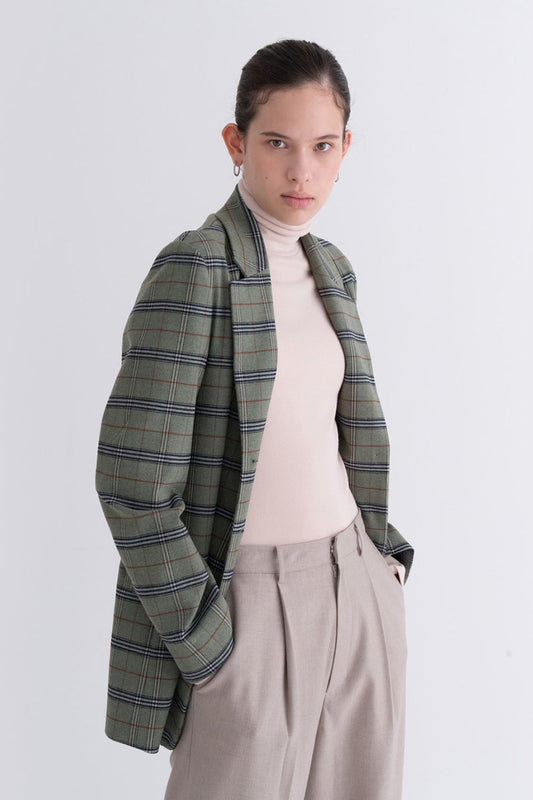 Vintage Check Daily Jacket Green